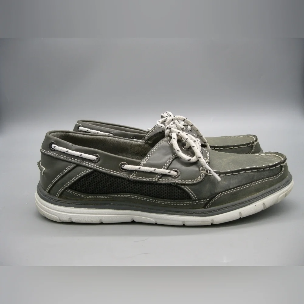 Croft & Barrow Boat Shoes Men 9 Grey